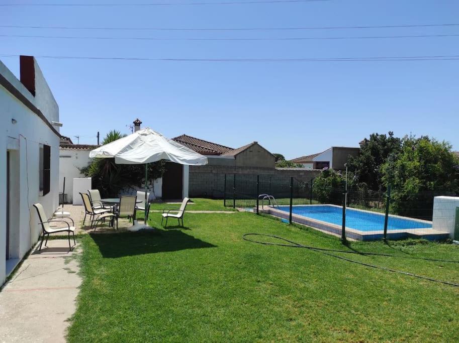 Casa Rural Con Piscina Verdugo إل بويرتو دي سانتا ماريا المظهر الخارجي الصورة