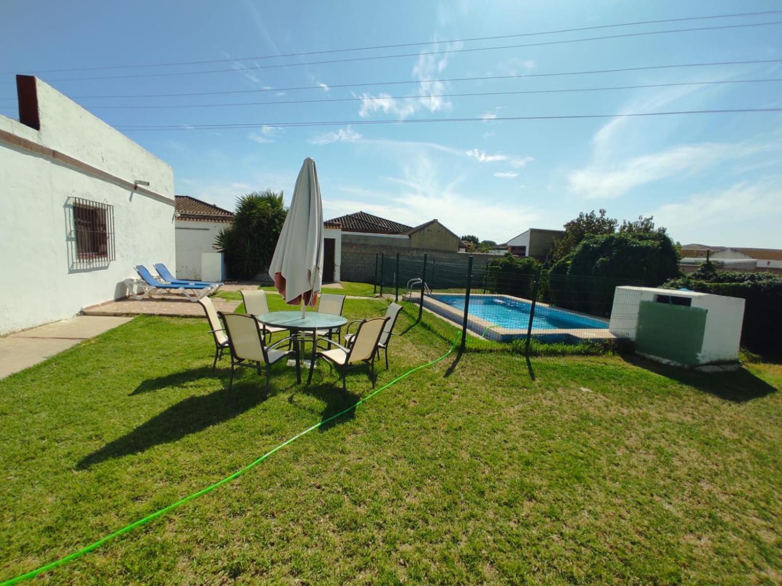 Casa Rural Con Piscina Verdugo إل بويرتو دي سانتا ماريا المظهر الخارجي الصورة